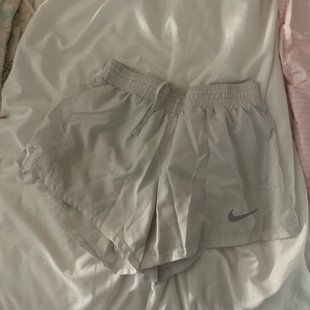 Nike Women's White Athletic Shorts